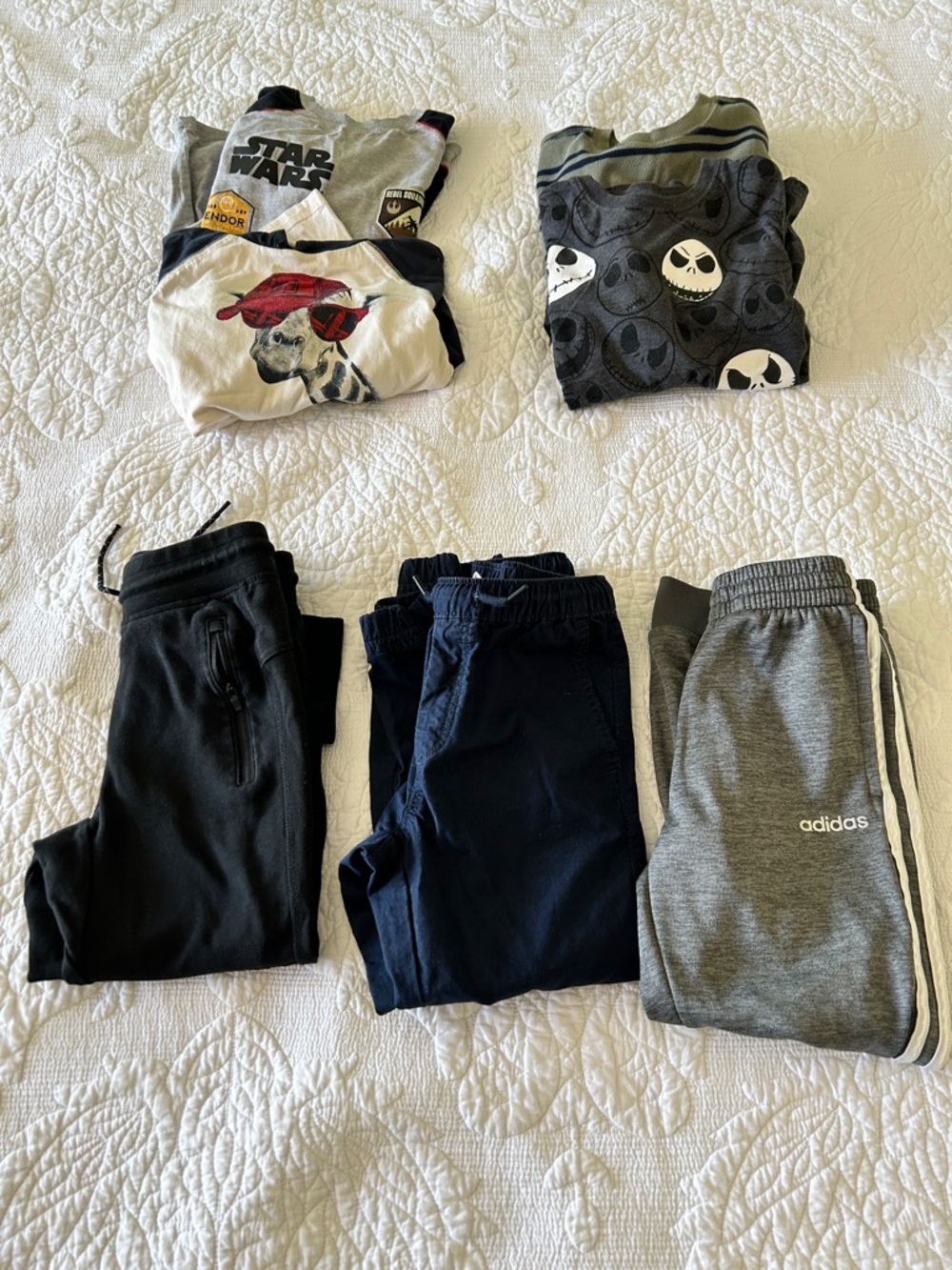 Lot Of Boys Youth Size 7/8 (m) Clothing. Gap, Disney, Hollywood, Adidas